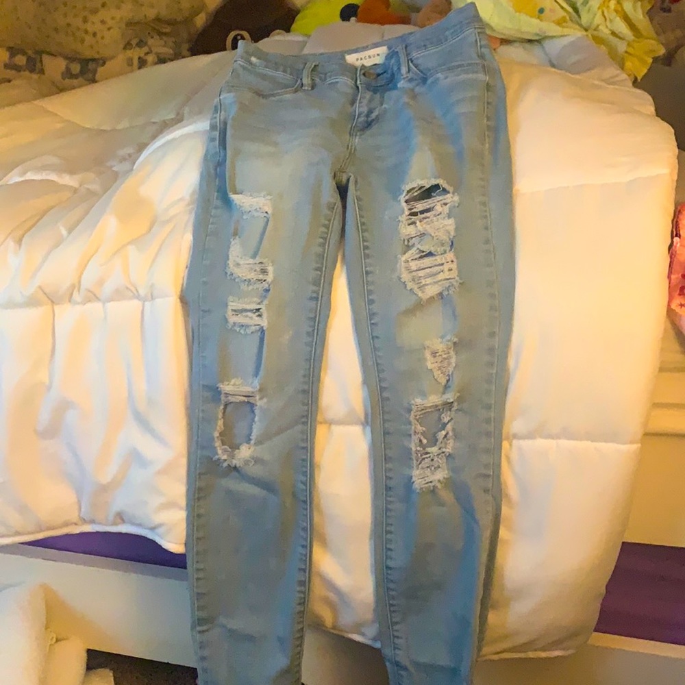 cute super stretch washed jeggings